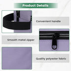 Carbrea Toiletry Bag for Women - Makeup bag Small Pouch for Toiletries, Cosmetics, Accessories, Gifts, Travel Organizer - Purple