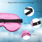 12 Pieces Silk Sleep Mask Pure Silk Sleep Eye Mask with Adjustable Strap Soft and Smooth Eye Cover for Sleeping Blocking Out Lights Men and Women(Assorted Colors)