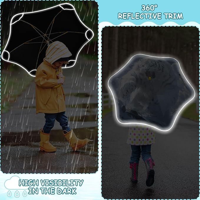 ALAZA Kids Umbrella for Girls Boys UPF 50+ Anti-UV Umbrella for Rain and Sun Age 3-8