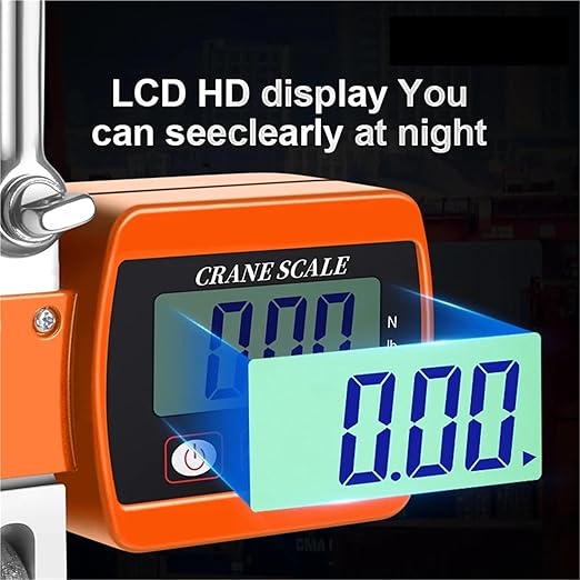 1100lb/500Kg Mini Handheld Digital Hanging Scale for Luggage & Fishing