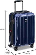 DELSEY PARIS Helium Aero Hardside Expandable Luggage with Spinner Wheels, Blue Cobalt, 3-Piece Set (21/24/28)