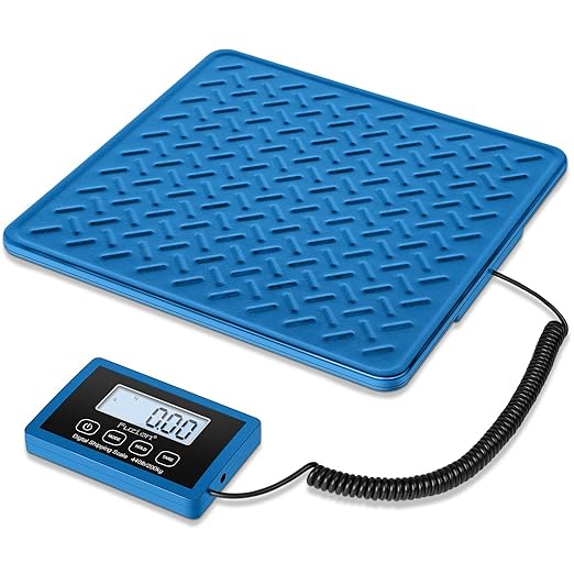 Fuzion Shipping Scale, 440LBs x 10g Postal Scale, Durable Alloy Steel Platform, Heavy Duty Scale for Packages, Postage, Luggage