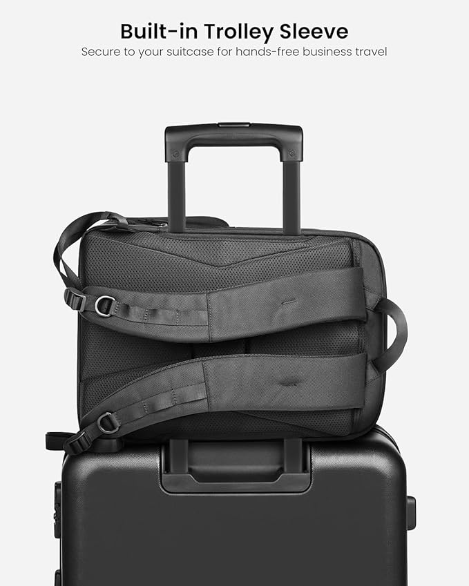 NEXUS 23L Ergonomic Laptop Backpack for Men Women, Fits 16" MacBook, TSA Friendly Anti-Theft Water Resistant, Professional Business Office Bag for Daily Commute and Short Trip