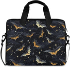 MNSRUU Laptop Bag for 15.6 inch Black Gothic Bats