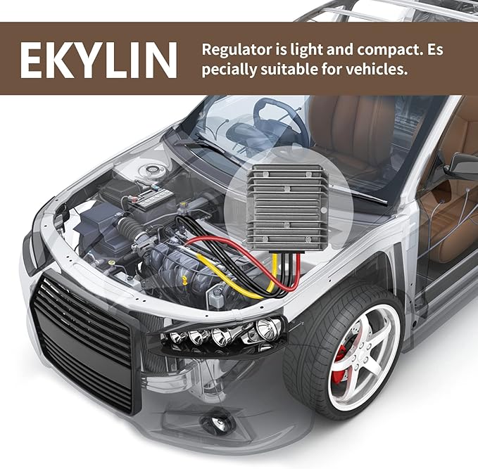 DC 12v to 24v Step up Converter Regulator 10A 240W Power Supply Adapter for Motor Car Truck Vehicle Boat Solar System etc.(Accept DC9-20V Inputs)