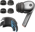 Premium Multi-Flange Eartips for Galaxy Buds3 Pro (Black, Medium) – Always Fits, Never Slips