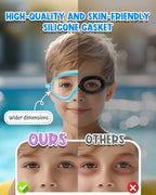 Swim Goggles 2 Pack, Wide View Anti Fog&UV Swimming Goggles for Audlt, No Leak Pool Beach Essentials for Men Women