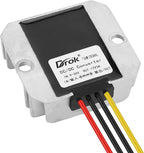 DROK Boost Buck Converter 9V-36V to 12V 3A 36W Aluminium Shell Waterproof Auto Step Up Down Voltage Regulator 12V Volt Transformer for Car Audio Solar Power System LCD Television LED Display Screen