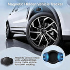 GPS Tracker for Vehicles Hidden Magnetic Case Car Tracker Device Works with Apple Find My (iOS Only) Waterproof Worldwide Real-Time Tracking for Cars No Subscription No Monthly Fee Replaceable Battery