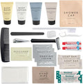Trail maker (50 Pack) Bulk Hygiene Kits, 25 Piece Toiletry Kits for Homeless Care, Travel Hygiene Packs, Personal Care Supplies for Men & Women (50 Kits)