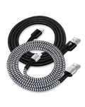 USB A to Lightning Cable-2Pack/6Ft Nylon Braided Long iPhone Charger Chord, Apple Approved Fast Charging Power Cord for iPhone 14, 13 Pro Max, 13Pro, 13, 13 Mini, 12 11 10 XR XS X 8 Plus 7 6 Cargador