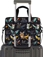 MNSRUU Laptop Bag for 15.6 inch Black Gothic Bats