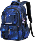 PIG PIG GIRL Kids Backpack for Girls Boys School Bags for Middle School Students Book Bag for Elementary Primary Kawaii Ita Backpack, Galaxy Astronaut