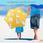 ALAZA Kids Umbrella Stick Umbrellas Cute Umbrella for Boys Girls Toddler UV/Sun Rain Windproof