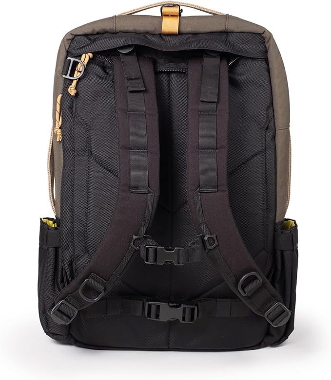 Topo Designs Global Travel Bag – 30L or 40L - Carry-On Compliant Most Airlines, Durable Travel Duffel Bag, Clam Shell Main Pocket, Laptop Sleeve, Backpack, Luggage (30L / Woodland/Elmwood)