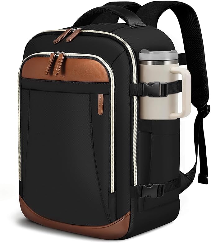 TILYMOL Travel Backpack for Women & Men - 15.6 inch Laptop Backpack Airplane Flight Approved, Large Carry On Anti-theft Bag for Travel Work Business Weekender