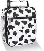 Lovoeo Lunch box Lunch bag for men women Insulated Lunchbox Lunch bags for Work Picnic Travel (Cow)