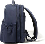 Baggallini Tribeca Expandable Laptop Backpack - 15"x11" Lightweight RFID Computer Bag for Work & Travel with Luggage Sleeve