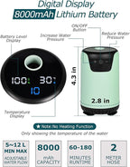 innhom Portable Shower Camping Shower Outdoor Camp Shower Pump, Electric Rechargeable Portable Camping Shower, Powered by Rechargeable Battery