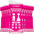 Disposable Urine Bag for Travel - 900ML Portable Pee Bags for Women Men 8/12/20/24/28 PCS Emergency Vomit Bags Urinal Toilet for Car Camping, Road Trip,Traffic Jam, Pregnant, Kid, Patient