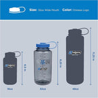 Nalgene 32 oz Wide Mouth Water Bottle | BPA-Free, Durable & Leak Proof, Lightweight Bottle for Hiking & Gym, Work & Travel