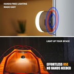 Yonktoo Rechargeable LED Camping Lantern, 300H Runtime, 6400mAh, IPX5 Waterproof Tent Light for Camping, Hiking, Power Outages, Home, Emergency - Standard Edition,Orange