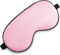 Sleep Mask, Silk Eye Mask for Sleeping with Adjustable Strap, Blindfold Eyeshade for Men & Women, Comfortable & Soft Eye Cover Eyeshade for Night Sleep (Rose Pink)