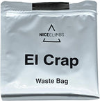 NiceClimbs El Crap Waste Bag Toilet Kit, Pack of 10
