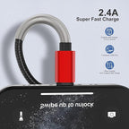 [ Apple MFi Certified ] iPhone Charger 6ft, Long Lightning to USB Cable 6 Feet, Fast Apple Charging Cable Cord 6 Foot for iPhone 14 Pro Max/13 Pro Max/12 Mini/11 Pro/11/XS/XR/8/7/6s/iPad,Air