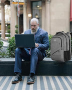 MATEIN 18 Inch Extra Large Laptop Backpack, 50 L Travel Backpack with Anti Theft Pocket & TSA Laptop Compartment for Men Women, Multiple Pockets Business Computer Carry On, Grey