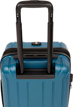 NONSTOP NEW YORK Luggage Expandable Spinner Wheels hard side shell Travel Suitcase Lightweight, TSA Lock, Double USB Port (Teal, Carry-On 20-Inch)