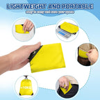 Grneric Drawstring Bags 28 PCS Drawstring Backpack Bulk String Backpack Cinch Bag Sackpack for Men Women Gym (Yellow)