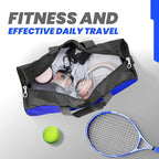 C&F BOGMOST Travel Duffel Bag Large Foldable Waterproof Gym Bag for Gym Beach Swim Bag Men Women Duffle Bag Lightweight Oxford Cloth Sports Bag -Blue