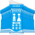 Disposable Urine Bag for Travel - 900ML Portable Pee Bags for Women Men 8/12/20/24/28 PCS Emergency Vomit Bags Urinal Toilet for Car Camping, Road Trip,Traffic Jam, Pregnant, Kid, Patient