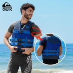 QUIKSILVER USCG Approved Men's Life Jacket Type III PFD, Lightweight EPE Foam Life Vest for Adults, for Waterskiing, Wakeboarding, Windsurfing, Rafting, Boating, Kayaking, Fishing Watersports