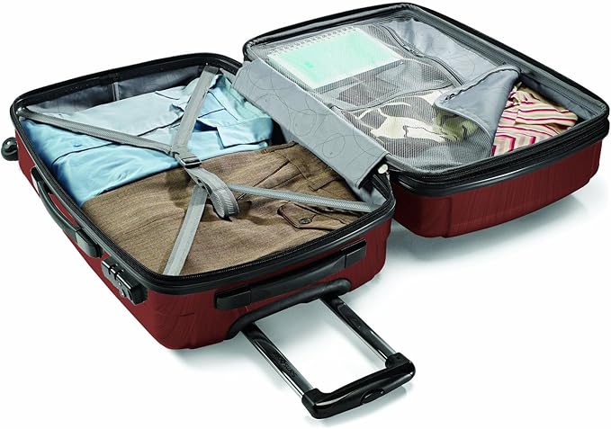 Samsonite Winfield 2 Hardside Expandable Luggage with Spinner Wheels, Burgundy, 3-Piece Set (20/24/28)