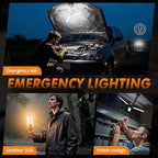 Cordless Camping Lights, Rechargeable Camping Lantern with Storage Bag, Waterproof LED Camping Lamp with Magnetic, Portable Outdoor Tent Light for Camping, Hiking, Emergency, Fishing