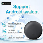GPS Tracker No Subscription Twin Pack (Android), Car GPS Tracker, Car Tracker Device Hidden, 360 Days Battery, (Includes Keychain, Strap & Mount)