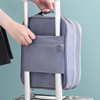 Shoe Bag for Travel, Travel Shoe Bag for Packing, Hold 3 Pairs of Shoes, Travel Essentials for Flying Shoe Organizer Shoe Storage Bag for Travel Gray