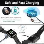 Gloryfit Smart Watch Charger, 4mm Magnetic USB Charging Cable for Gloryfit Smart Watches with ROHS/CE Certification (Pin spacing 4mm)