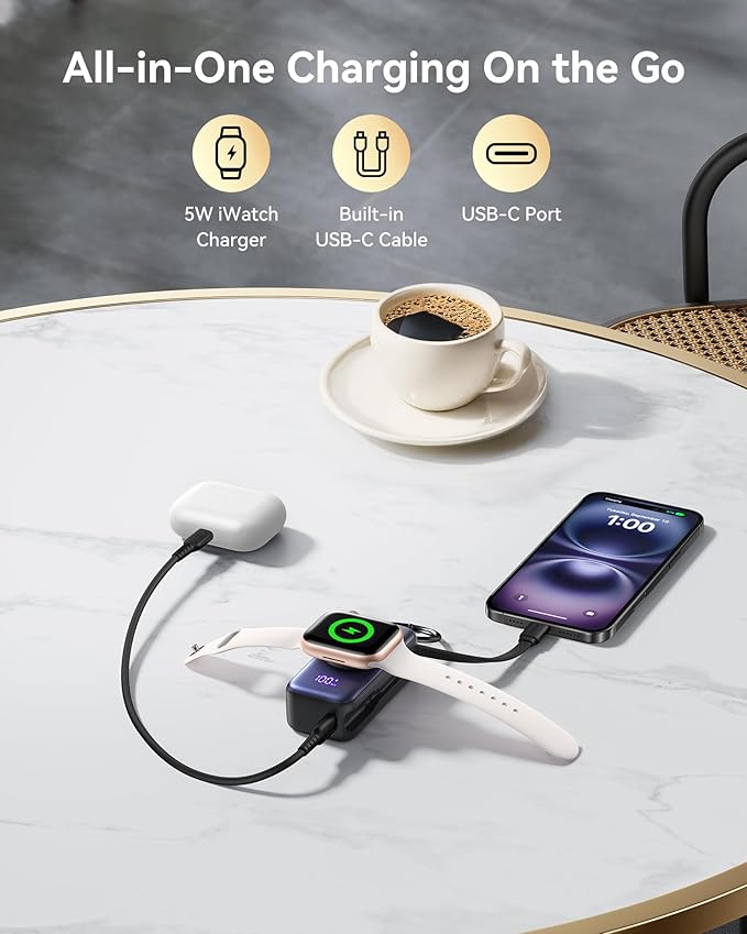 INIU Ultra Small 10000mAh 45W PD Power Bank & 5000mAh 20W PD Power Bank Combo