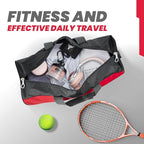 C&F BOGMOST Travel Duffel Bag Large Foldable Waterproof Gym Bag for Gym Beach Swim Bag Men Women Duffle Bag Lightweight Oxford Cloth Sports Bag -Red