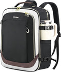 KROSER Laptop Backpack Large Computer Backpack Fits up to 17 Inch Laptop Water-Repellent 40L Travel Backpack Casual Daypack for Business/College/Women/Men-Beige/Black/Coffee