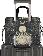 Goth Astrology Tarot Laptop Case 15.6 inch Computer Bag Waterproof Laptop Briefcase Laptop Bag for Women & Men