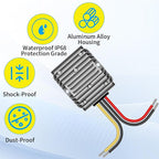 DC 36V/48V Step Down to 12V 20A 240W, DC Converter Regulator Voltage Regulator, PBuck Converter Regulator Power Supply Module Buck Transformer for Golf Cart Forklifts Car Truck Boat Vehicle