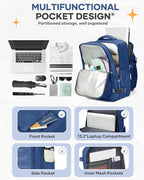 coofay Travel Backpack for Men Women Carry on Backpack for Airplanes Personal Item Bag for Traveling on Airplane Traveling Backpacks Airback Backpacks for Travel Mochila de Viaje
