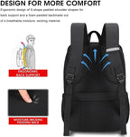 MAXTOP Deep Storage Laptop Backpack Business Anti-theft Backpacks[Water Resistant] College Computer Bookbag Fits 15 Inch Laptop Black