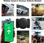 GPS Tracker for Vehicles,Real Time Car Tracker No Subscription Work with Apple Find My(iOS Only),Global Coverage Hidden Car Locator with Magnetic Case (Black,1PCS)