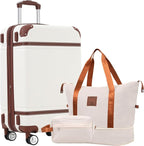Merax Luggage Set 28 IN Hardside Suitcase with Duffel Bags Luggage with Spinner Wheels