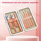 Nail Clippers Set, 10 PCS Professional Manicure Set and Pedicure Kit with Travel Case,Stocking Stuffers, Christmas Gift for Men and Women